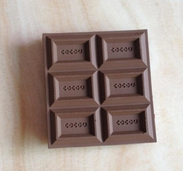 Memoria USB en PVC 2D diseño Barra de Chocolate