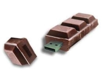 Memoria USB en PVC 2D diseño Barra de Chocolate