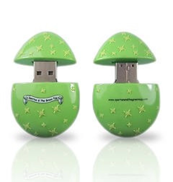 Memoria USB en PVC 3D diseño Huevo