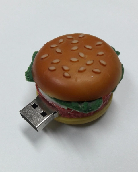 Memoria USB en PVC 3D diseño Hamburguesa