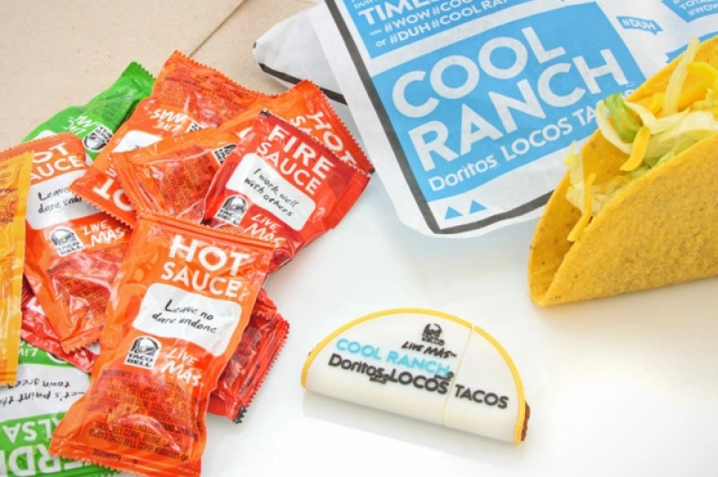 Memoria USB en PVC 3D diseño de Taco