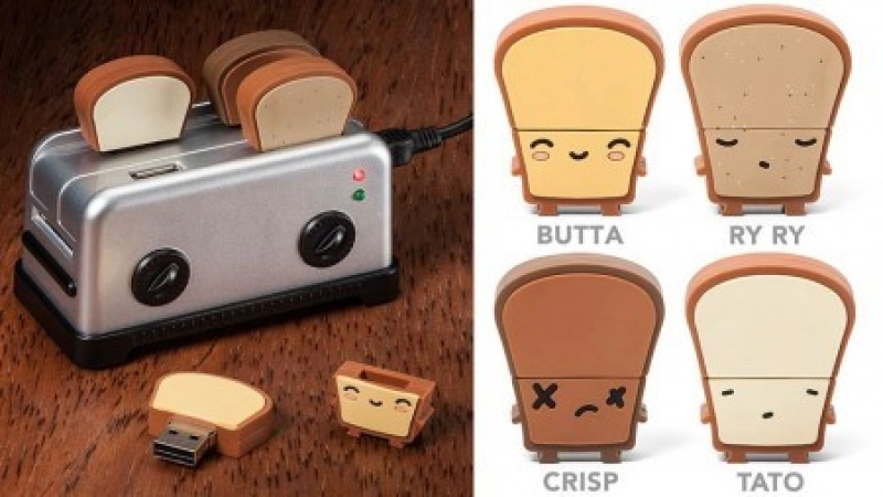 Memoria USB en PVC 2D diseño Pan de Molde