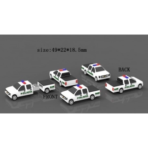 Memoria USB en PVC 3D diseño Camioneta de Policia