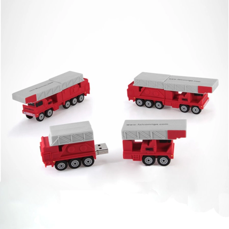 Memoria USB en PVC 3D diseño Grúa