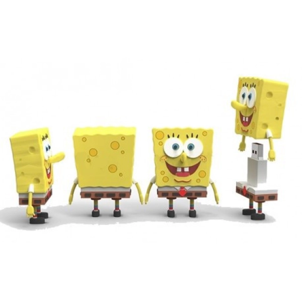 Memoria USB en PVC 3D diseño Bob Esponja