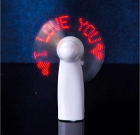 Ventilador Portatil con Mensaje en LED