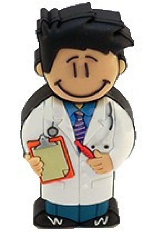 Memoria USB en PVC 2D diseño Doctor