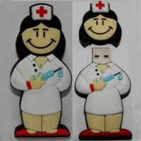 Memoria USB en PVC 2D diseño Enfermera