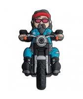 Memoria USB en PVC 2D diseño Motociclista