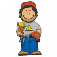 Memoria USB en PVC 2D diseño Electricista