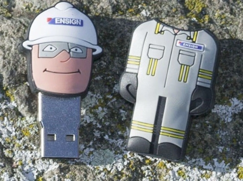 Memoria USB en PVC 2D diseño Tecnico