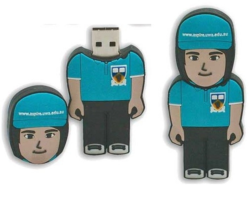 Memoria USB en PVC 2D diseño Piloto
