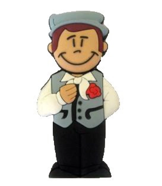 Memoria USB en PVC 2D diseño Mesonero