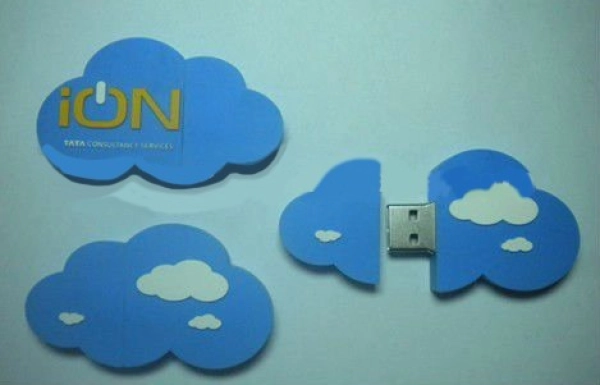 Memoria USB en PVC 2D diseño Nube