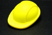 Memoria USB PVC 3D y llavero en PVC en 3D, diseño Casco de Construccion