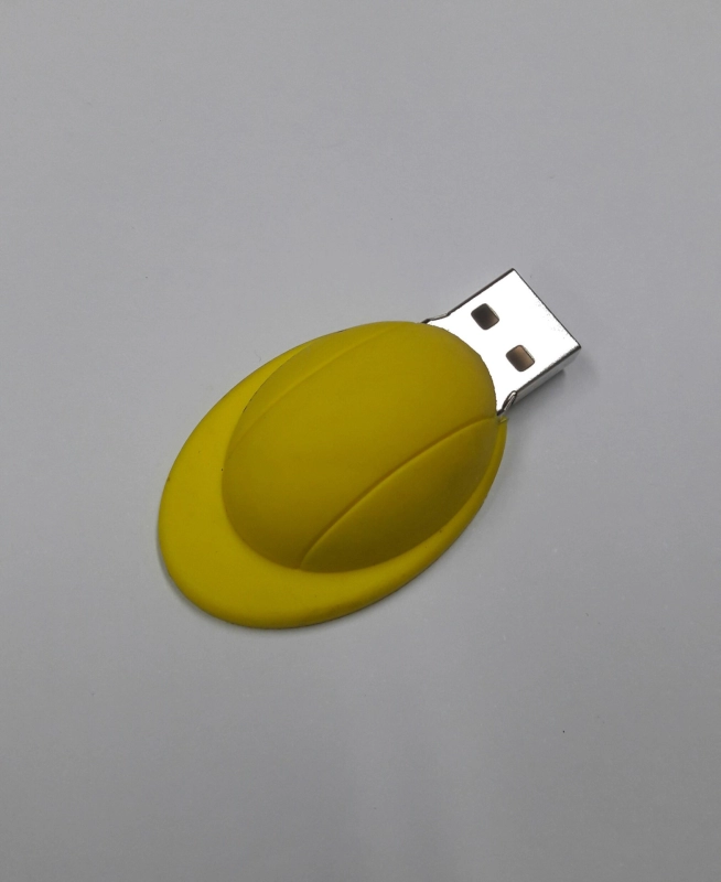 Memoria USB en PVC 3D diseño Casco de Construccion