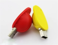 Memoria USB en PVC 3D diseño Casco de Construccion