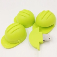 Memoria USB en PVC 3D diseño Casco de Construccion