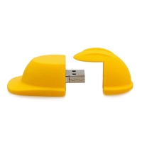 Memoria USB en PVC 3D diseño Casco de Construccion