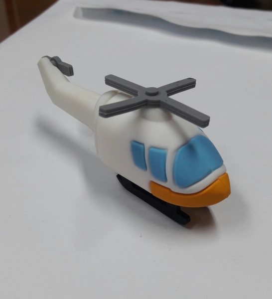 Memoria USB en PVC 3D diseño Helicoptero