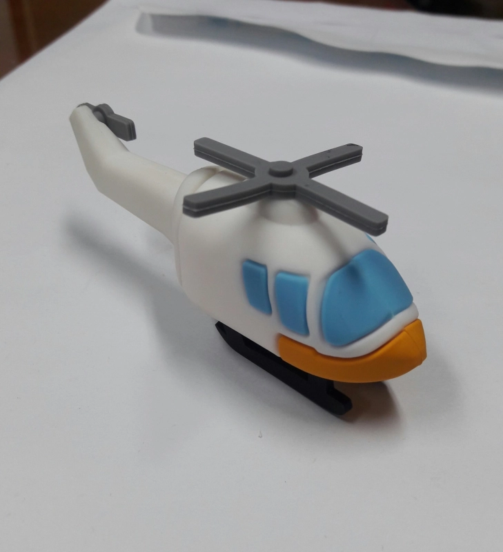 Memoria USB en PVC 3D diseño Helicoptero