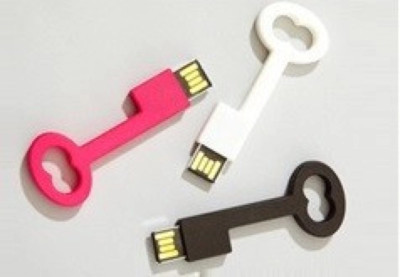 Memoria USB en PVC 2D diseño Llave