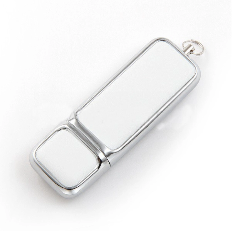 Memoria USB en Cuero y Metal