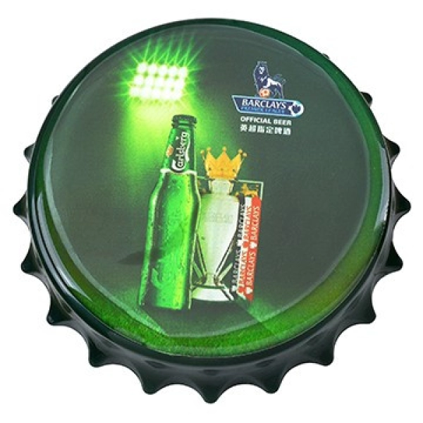 Destapador Metalico en forma de Tapa de Botella