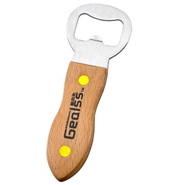 Destapador en Metal y Madera