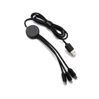 Cable Multiconector x 3 logo iluminado