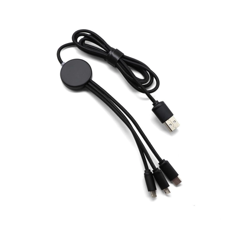 Cable Multiconector x 3 logo iluminado