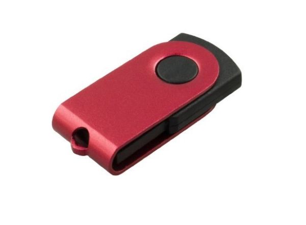 Memoria USB giratoria metalica mini