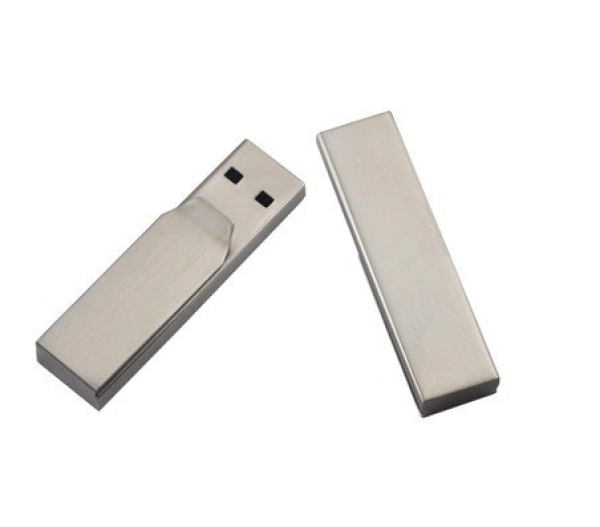 Memoria USB metalica en forma de Clip