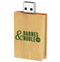 Memoria USB en madera en forma de Libro