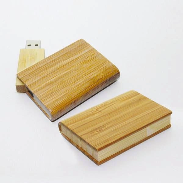 Memoria USB en madera en forma de Libro