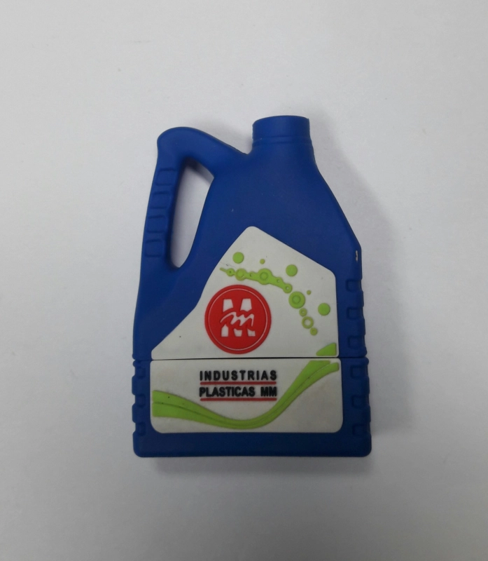 Memoria USB PVC 2D diseño Tarro de Aceite