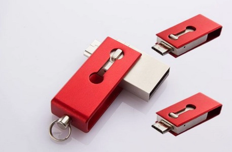 Memoria USB metalica OTG