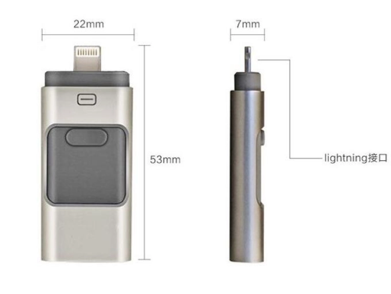 Memoria USB metalica OTG