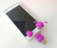 Memoria USB PVC 3D diseño requerido, con OTG