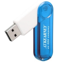Memoria USB plastica giratoria