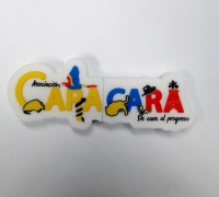 Memoria USB PVC 2D diseño logo Asociacion Cara Cara
