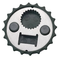 Destapador Metalico en forma de Tapa de Botella