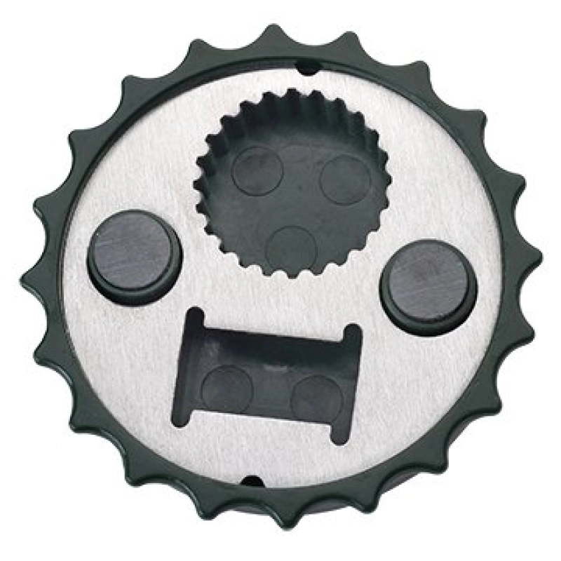 Destapador Metalico en forma de Tapa de Botella