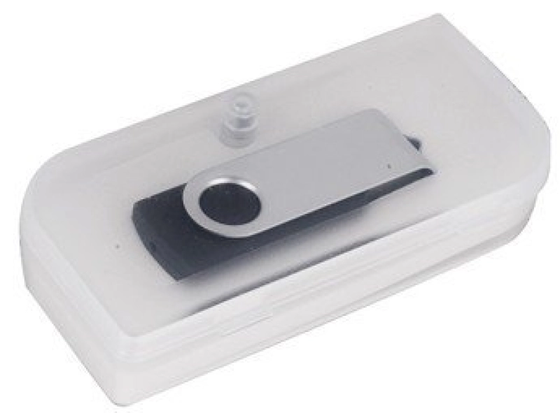 Caja Plastica para USB con espuma troquelada