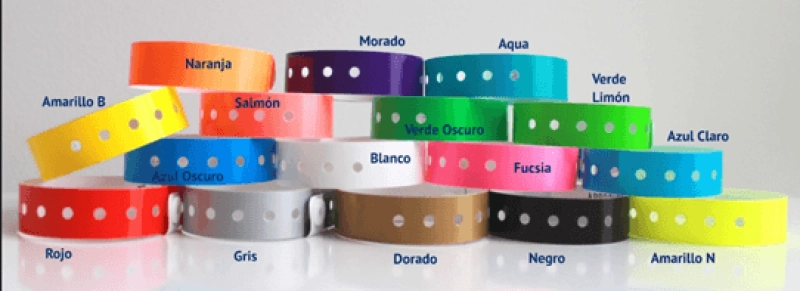 Brazalete de Identificacion Soft con broche de seguridad