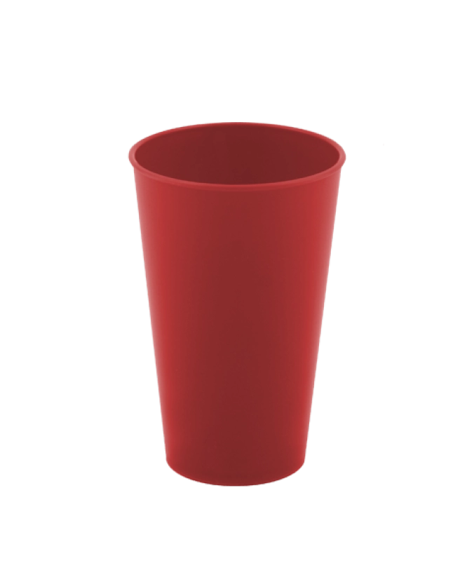 Vaso de 8 onzas, 235 ml, 10.5 alto x 6.7 cmts diametro, en Polipropileno