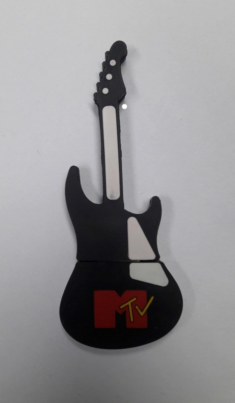 Memoria USB PVC 2D forma de Guitarra