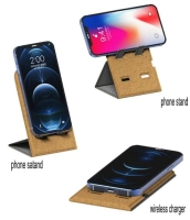 Cargador Inalámbrico Stand Ecológico. para celular.