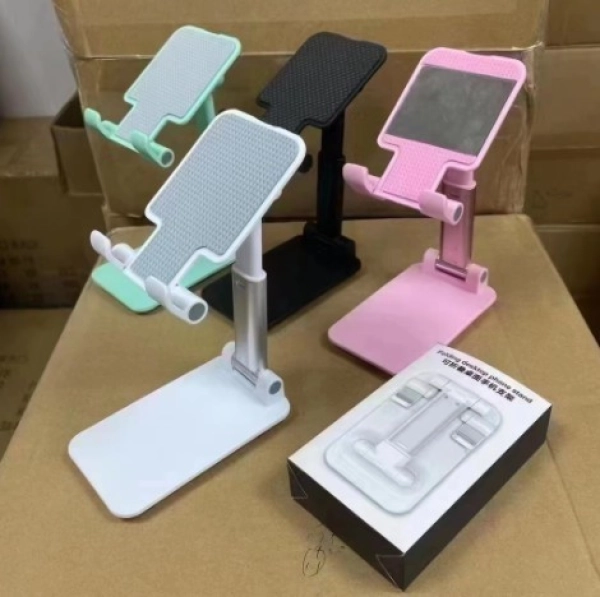 Stand Plastico plegable para Celular y Tablet, tamaño 6.6 x 11 x 2.4 cmts