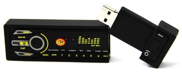Memoria USB en PVC 2D diseño Boombox